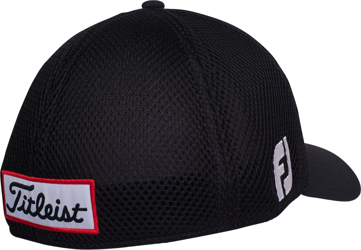 Titleist Men's Tour Sports Mesh Golf Hat White/black 6 Titleist Men's Tour Sports Mesh Golf Hat White/black - Image 4