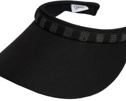 Glove It Bling Crystal Square Slide On Golf Visor For Women Fini