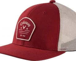 Callaway Men's CG Trucker Golf Hat Dark Red