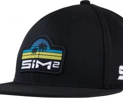 TaylorMade Men's SIM2 Metalwood Snapback Golf Hat - Exclusive Black