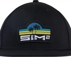 TaylorMade Men's SIM2 Metalwood Snapback Golf Hat - Exclusive Black -Golf Hats Sales Store unnamed file 433