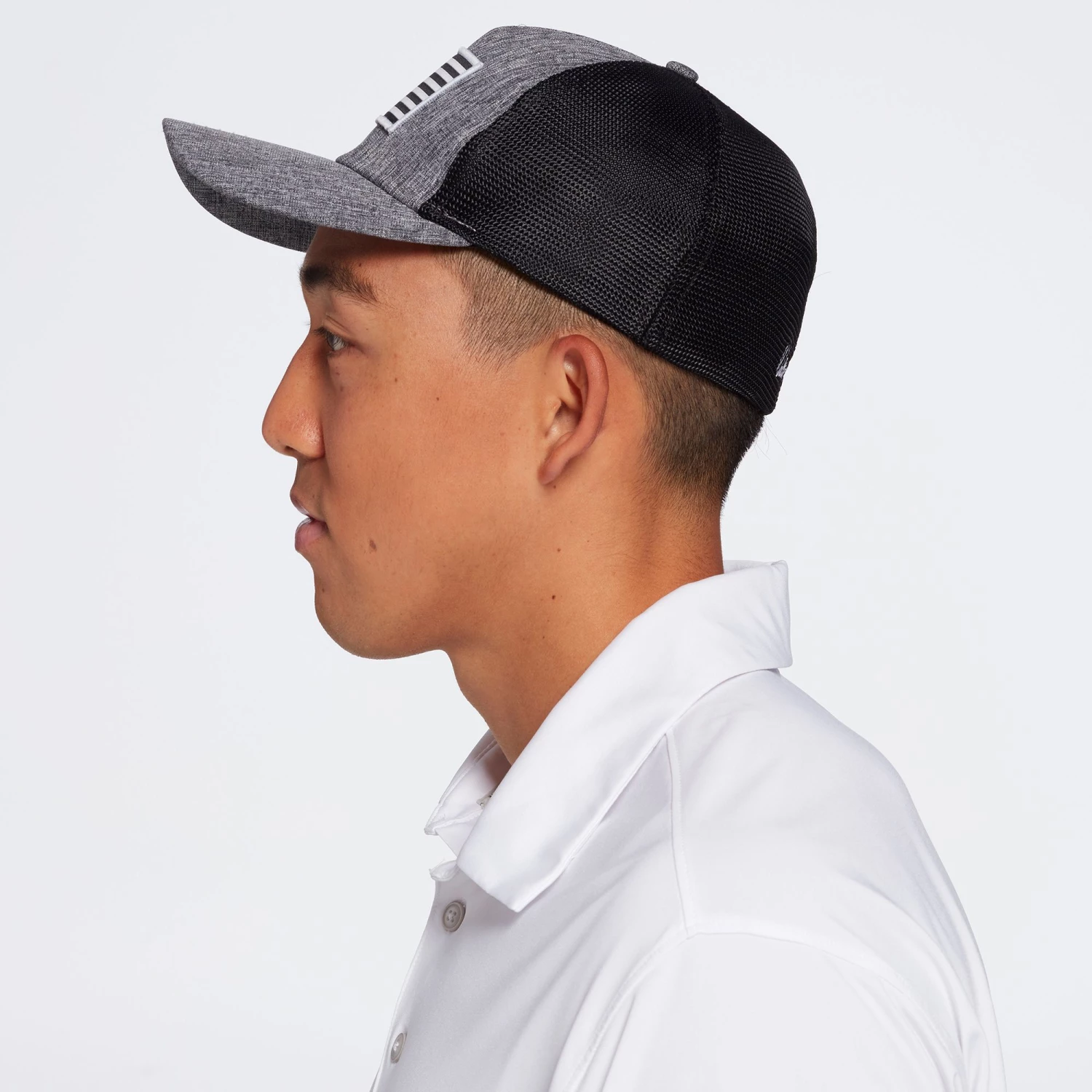 Walter Hagen Men's Americana Stretchfit Golf Hat Light Heather Grey 5 Walter Hagen Men's Americana Stretchfit Golf Hat Light Heather Grey - Image 3