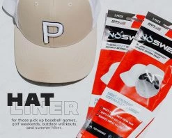 NoSweat Hat Liner 3-Pack For Women Red -Golf Hats Sales Store unnamed file 466