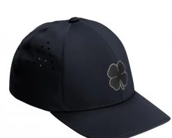 Black Clover Men's Seamless Luck 4 Fitted Golf Hat Navy -Golf Hats Sales Store unnamed file 479