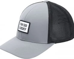 Black Clover Men's Too Much Luck Golf Hat Grey