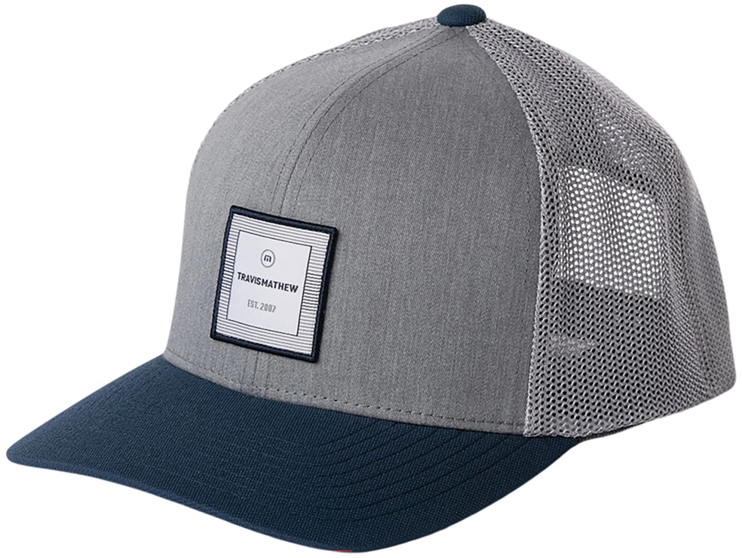 TravisMathew Men's Higher Mountain Oasis Golf Hat Heather Grey 4 TravisMathew Men's Higher Mountain Oasis Golf Hat Heather Grey - Image 2