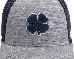 Black Clover Men's Perfect Luck 6 Fitted Golf Hat Grey