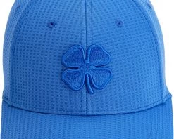 Black Clover Men's Flew Waffle 9 Fitted Golf Hat Royal