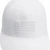 Black Clover Men's Clover Nation 15 Snapback Golf Hat White