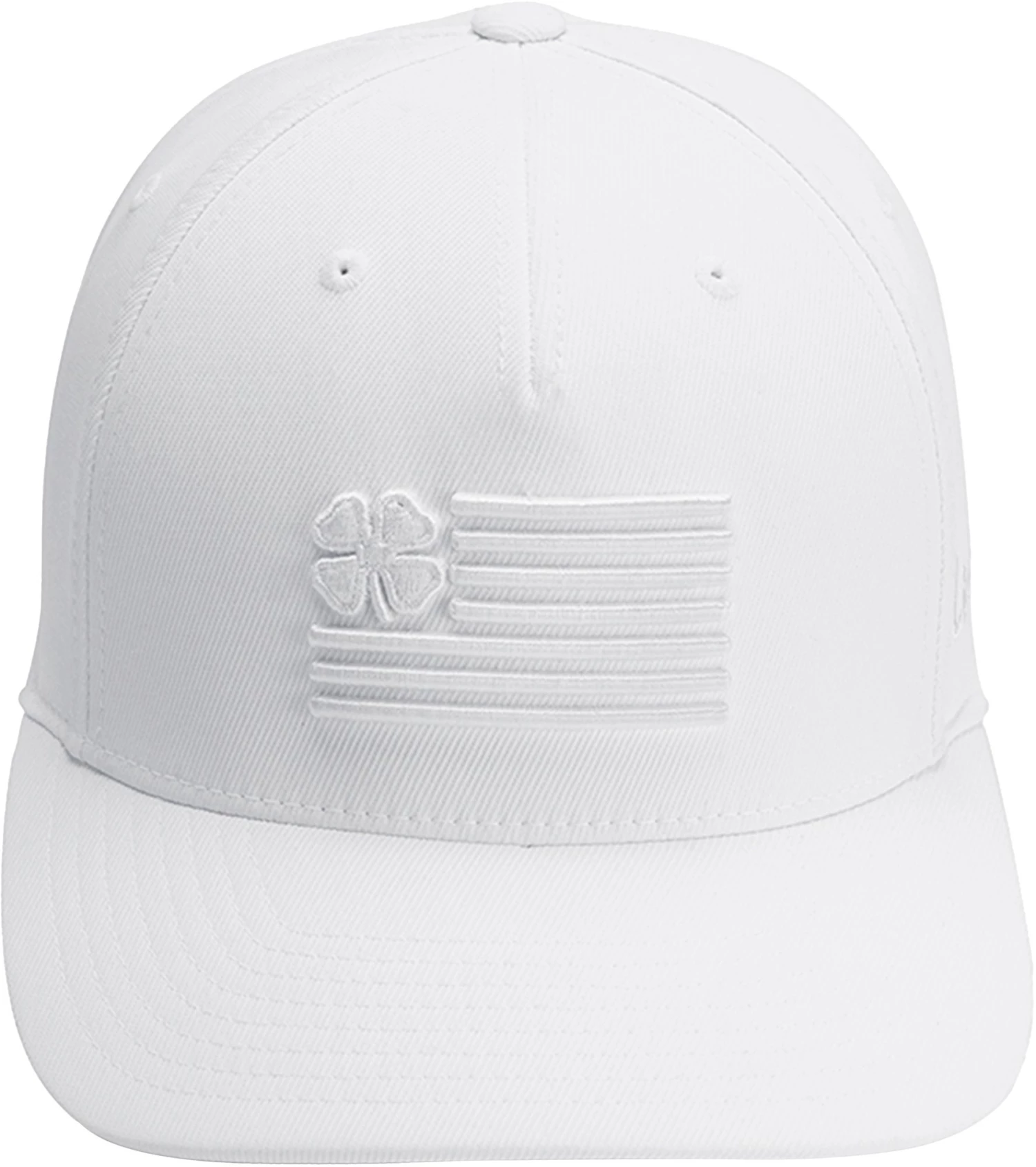 Black Clover Men's Clover Nation 15 Snapback Golf Hat White 3 Black Clover Men's Clover Nation 15 Snapback Golf Hat White