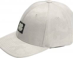 Black Clover Men's Fresh Luck 4 Fitted Golf Hat Silver -Golf Hats Sales Store unnamed file 589