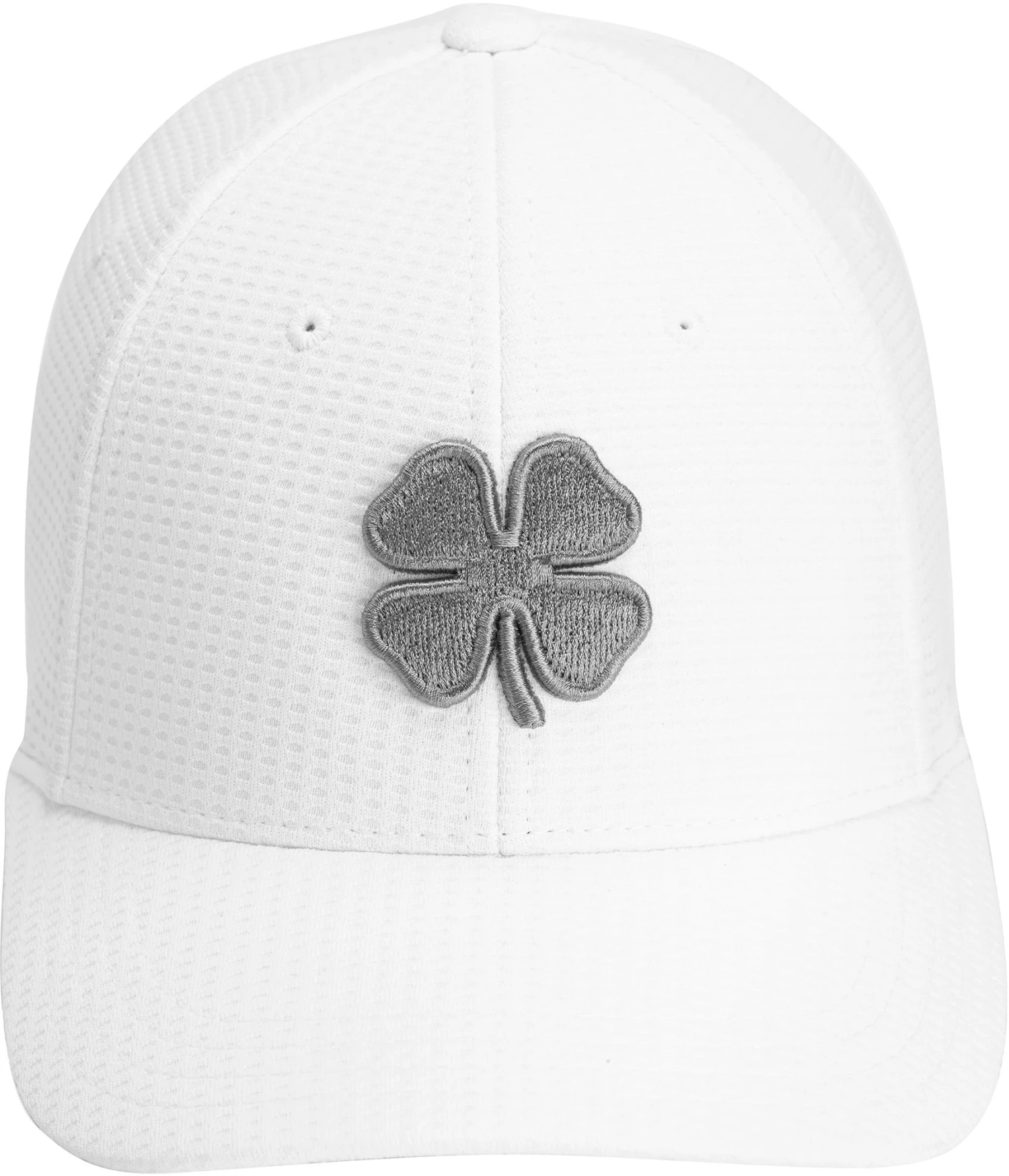 Black Clover Men's Flew Waffle 11 Fitted Golf Hat White 3 Black Clover Men's Flew Waffle 11 Fitted Golf Hat White