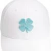 Black Clover Men's Cool Luck 6 Snapback Golf Hat White