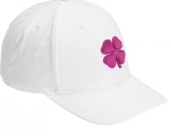 Black Clover Men's Cool Luck 8 Snapback Golf Hat White -Golf Hats Sales Store unnamed file 619