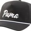 PUMA Retro Rope Snapback Golf Hat For Men Black/white