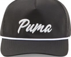 PUMA Retro Rope Snapback Golf Hat For Men Black/white 8 PUMA Retro Rope Snapback Golf Hat For Men Black/white -Golf Hats Sales Store unnamed file 622