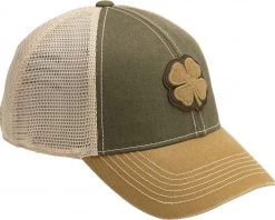 Black Clover Men's Two-Tone Vintage 23 Snapback Golf Hat Olive -Golf Hats Sales Store unnamed file 638