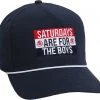 Barstool Sports Men's Saturdays Are For The Boys Rope Snapback Golf Hat White/blue/red -Golf Hats Sales Store unnamed file 646