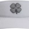 Black Clover Men's Premier Visor 11 Golf Visor Silver -Golf Hats Sales Store unnamed file 654