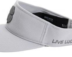 Black Clover Men's Premier Visor 11 Golf Visor Silver -Golf Hats Sales Store unnamed file 655