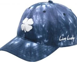 Black Clover Women's Happiness #2 Golf Hat Navy Tie Dye -Golf Hats Sales Store unnamed file 681