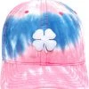 Black Clover Women's Happiness #3 Golf Hat Tie Dye -Golf Hats Sales Store unnamed file 682