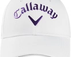 Callaway Women's Liquid Metal Golf Hat White/purple