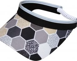 Glove It Women's Patterned Golf Visor Black/grey