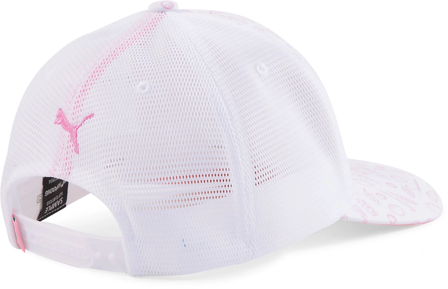 PUMA Men's Golf Arnold Palmer King Snapback Hat White/pink 5 PUMA Men's Golf Arnold Palmer King Snapback Hat White/pink - Image 3