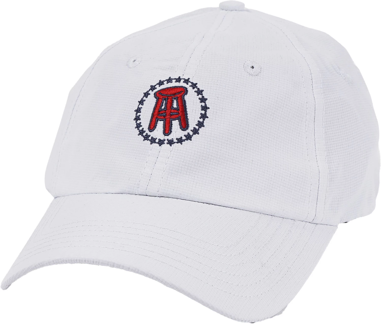 Barstool Sports Men's Logo Golf Hat White 3 Barstool Sports Men's Logo Golf Hat White