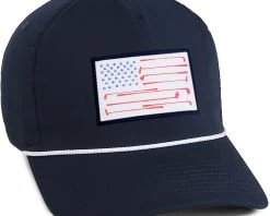 Barstool Sports Men's Flag Patch Golf Hat Navy