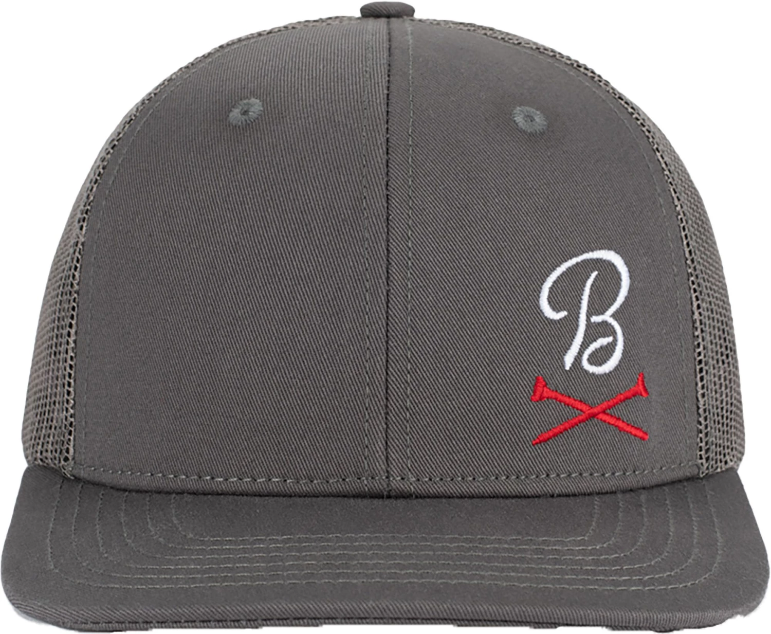 Barstool Sports Men's Logo Trucker Golf Hat Grey 3 Barstool Sports Men's Logo Trucker Golf Hat Grey