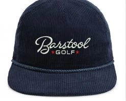 Barstool Sports Men's Corduroy Golf Hat Navy