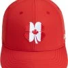 Black Clover Men's Canada Classic Golf Hat Red -Golf Hats Sales Store unnamed file 870