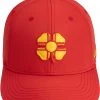Black Clover New Mexico Classic Golf Hat For Men Red -Golf Hats Sales Store unnamed file 892