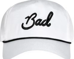Bad Birdie Men's Bad Rope Golf Hat White