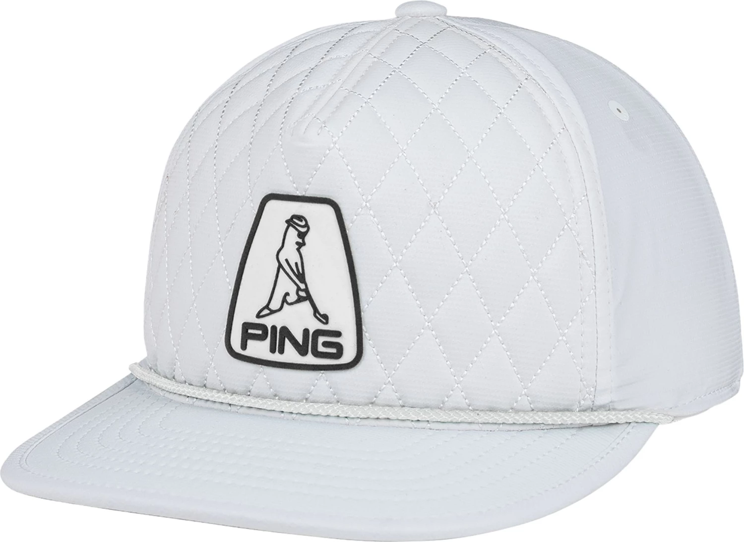 PING Men's 2022 Heritage Snapback Golf Hat White 3 PING Men's 2022 Heritage Snapback Golf Hat White
