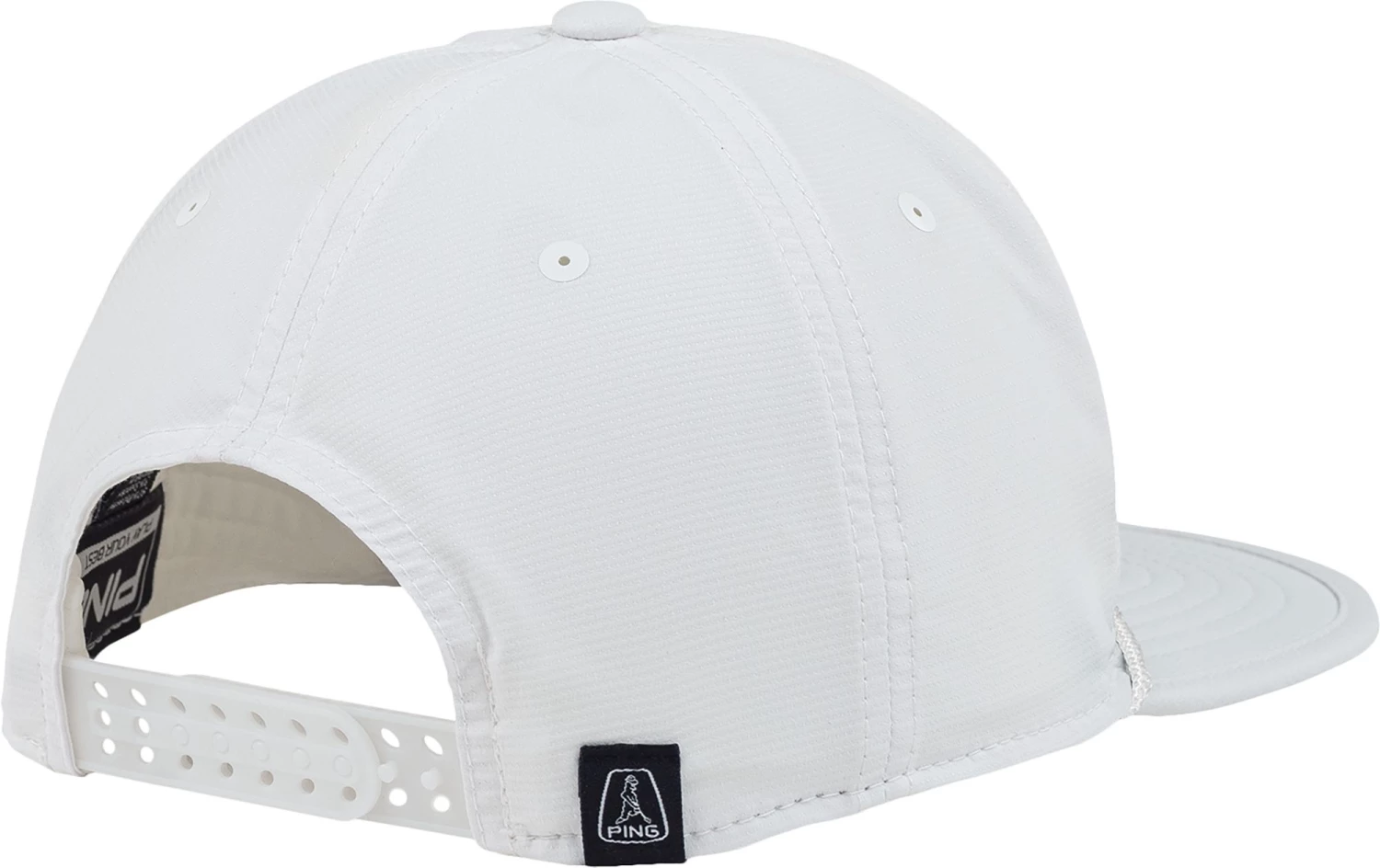 PING Men's 2022 Heritage Snapback Golf Hat White 4 PING Men's 2022 Heritage Snapback Golf Hat White - Image 2
