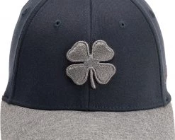 Black Clover BC Wool 7 Fitted Golf Hat For Men Navy