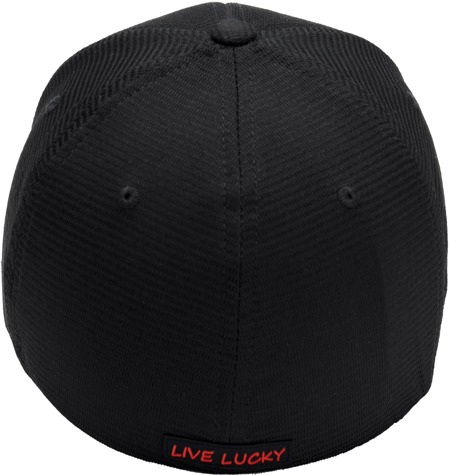 Black Clover Men's Canada Resident Fitted Golf Hat Red 4 Black Clover Men's Canada Resident Fitted Golf Hat Red - Image 2