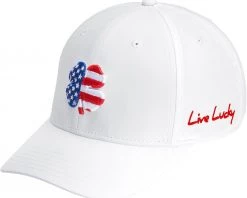 Black Clover Men's USA Classic Snapback Golf Hat White -Golf Hats Sales Store unnamed file 942