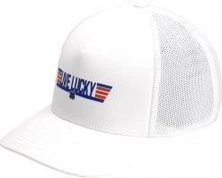 Black Clover Men's Top Gun Snapback Golf Hat White -Golf Hats Sales Store unnamed file 954