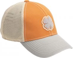 Black Clover Men's Two-Tone Vintage 22 Snapback Golf Hat Orange -Golf Hats Sales Store unnamed file 994