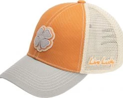 Black Clover Men's Two-Tone Vintage 22 Snapback Golf Hat Orange -Golf Hats Sales Store unnamed file 995